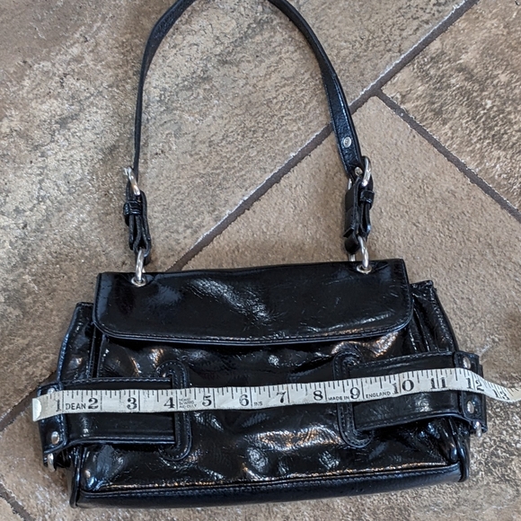 Naturalizer Y2K Faux Patent Leather Mini Shoulder Bag Black - Picture 15 of 16
